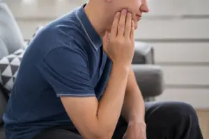 A Man With Toothache, Periodontal Disease In Wisdom Teeth