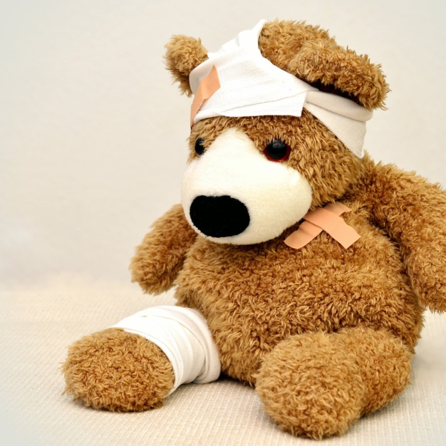 Teddy Bear Toothache Pain Emergency