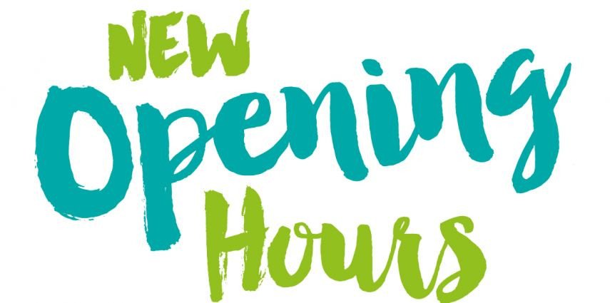 New Extended Opening Hours