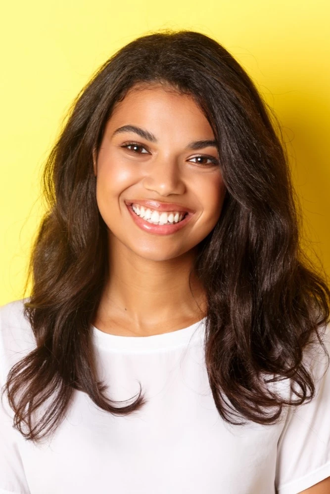 Smiling Young Woman With Dental Veneers