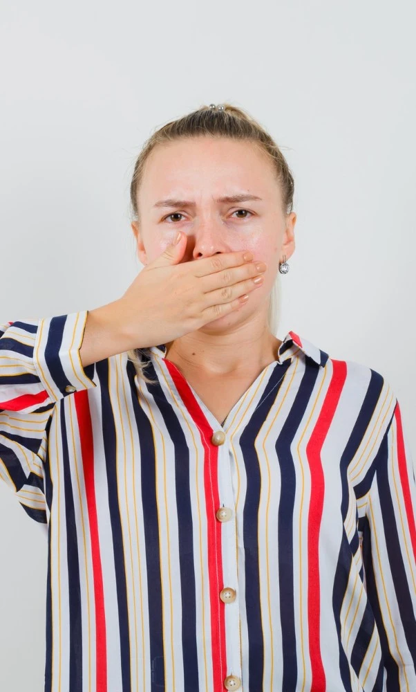 Woman With Bad Breath