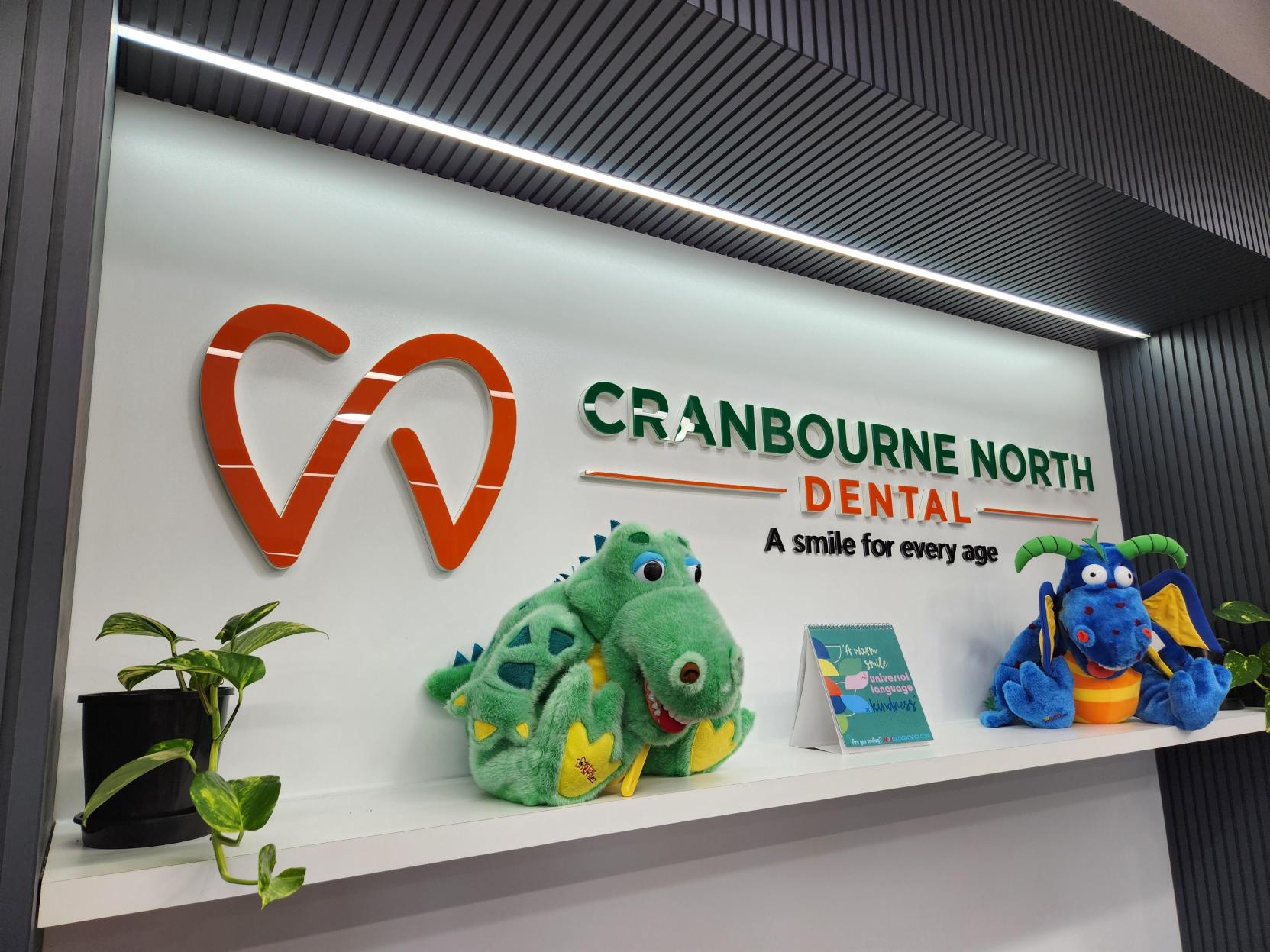 Cranbourne North Dental Logo On William Thwaites Blvd